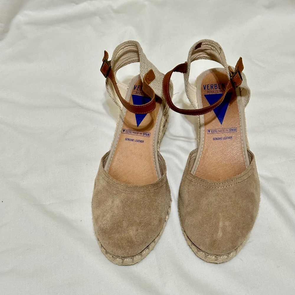 Verbenas Malana Wedge Espadrilles Sandals - Picture 3 of 9